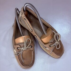 Sperry Top-Sider Women's 7.5 Angelfish Boat Shoes Leather Comfort Casual